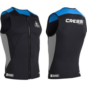 Cressi Guardian Man Neoprene Zipper Vest Black-Blue 2mm 03